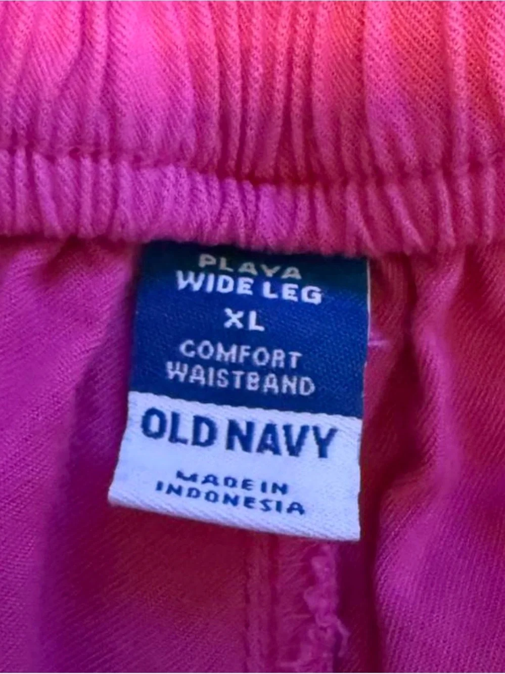 Old Navy Pink Wide Leg playa pants